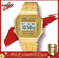 MC199/CASIO มิเตอร์ไฟฟ้าดิจิตอลรุ่น A168WG-9WDF (ของแท้ 100% ประกัน CMG)