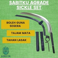 Heavy duty Agrade Set Harvesting Sickle Sabit Sawit Buah Fruit Sickle Sabitku