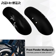 Motorcycle Custom Short Fender Front Mudguard Protector Cover  Bright/Matte Black For Harley Sportst