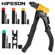 HIFESON Dual Purpose Rivet Nut Tool Riveter Single Manual แรงงาน-ประหยัดคู่มือ Core ดึงเล็บ Rivet Pu