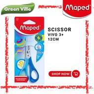 MAPED Vivo 3+ Scissor 12cm (RANDOM DESIGN)