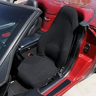 Corvette Stretch Satin Seat Covers : 1997-2004 C5 & Z06 (Black)