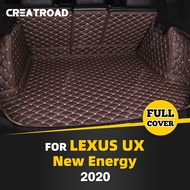 Auto Full Coverage Trunk Mat For LEXUS UX New Energy 2020 Leather Car Boot Cover Pad Cargo Liner Interior Protector Accessories