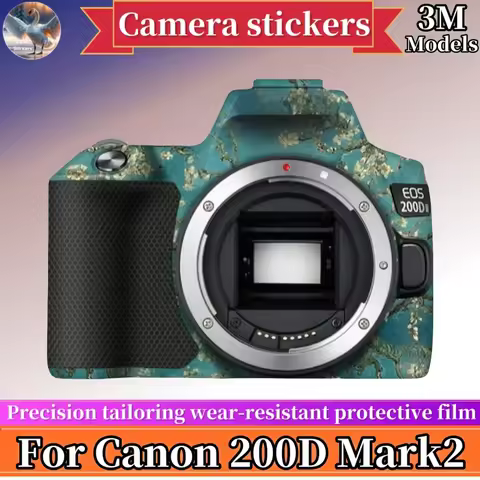 200Dii skins For Canon 200D Mark2 Camera stickers,protective film ,Precision tailoring wear-resistan