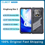 Cubot KingKong Star 2 Ultra-Slim Rugged 5G Smartphone 4nm MTK D8200 24GB((12GB+12GB) 256GB 6.72"144H