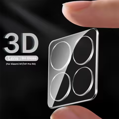 1PCS 3D Curved Tempered Glass Camera Protector for Xiaomi 14T Pro 5G Case HD Clear Lens Cover Xiomi 