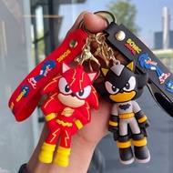 Ultrasonic Mouse Sonic Keychain Anime Cartoon Doll Cute Bag Pendant Car Pendant Keychain