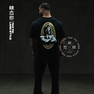 Gymrunners x Gold Olympia Basic Tee Men's Fitness 100% Cotton Half Sleeve T-shirt