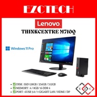 LENOVO THINKCENTRE M710Q CPU I3 7100T 8GB RAM 256GB SSD (REFURBISHED)