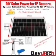 SDLINK DIY Solar Power with built in battery for 4G Wireless IP Camera Ezviz H8c 4G Vigi C540 4G