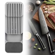 1 Pcs Knives Drawer Organizer Knife Insert Holder Storage Cutlery Slot Organizer Kitchen Drawer Kitc
