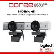 Logitech MX Brio 4K Ultra HD Webcam Sony STARVIS Sensor RightLight 5 HDR USB-C Web Cam