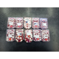 Red Round Sticker Bindi Pottu Self Adhesive Plastic Container