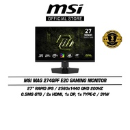 MSI MAG 274QPF E20 Gaming Monitor (27 Inch | WQHD | Rapid IPS | 200Hz | 3Y)