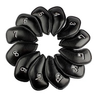 BKPP1 12pcs  Waterproof Durable Golf Club for Head Cover Meshy Golf Iron Covers Set