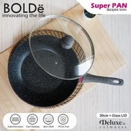 Bolde Super Pan Wok 30cm Glass Lid Blackpink