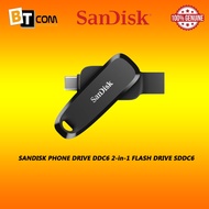 SANDISK PHONE DRIVE DDC6 2-in-1 FLASH DRIVE SDDDC6