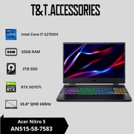 Acer Nitro 5 AN515-58-7583 i7-12700H 32GD4 2TB RTX3070TI 15.6" QHD 165Hz Gaming Laptop