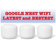 LATEST 2019 Google Nest Wifi MESH Router-THREE PIECE PACK - One Router and Two Points