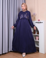 GAMIS BORDIR ALAYNA DRESS BY ASHILLA MESSI / GAMIS LEBARAN