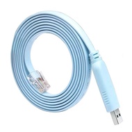 USB To RJ45 Cisco Console / USB TO Type C Console Cable 1.8m Console Cable USB Type A Male to RJ45 M