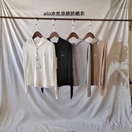 Summer alo Ice Silk Cool Sensation Sunscreen Clothing-Hooded Skin Jacket-ALO Tennis Skirt