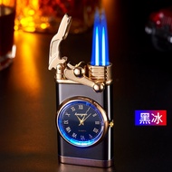 搖臂雙火時鐘打火機 - 搖臂打火機 雙火打火機 手錶打火機 時鐘打火機 造型打火機 防風打火機 禮物