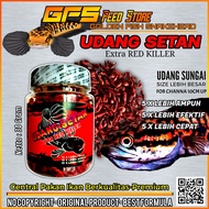 Udang Setan Red Pakan Channa Maru Barito