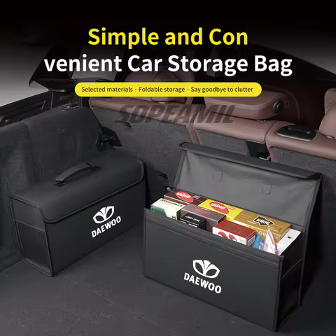 Car Trunk Storage Box Organizer Foldable Stowing Tidying Bag For Daewoo Matiz Nexia Lanos Kalos Gent