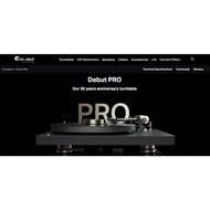 沐耳 奧地利唱盤專家 Pro-Ject 30週年紀念 Debut PRO 黑膠唱盤 (VTA可調) 