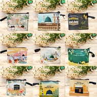 1 dozen Coin Printing Pouch Wallet 19.5 x 16.5 cm Hajj Umrah Souvenirs with the latest motifs AA-XX