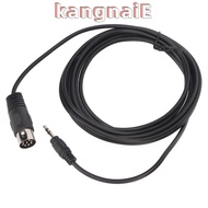 KANGNAI Audio Cable, Male to Male Plug and Play Din 8 Pin to 3.5mm MIDI Cable, Anti-interference /9.