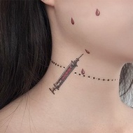 愛情注射劑-2入紋身貼紙 原創手繪設計 | 萬聖節 | 派對裝扮