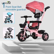 Leycus Baby Kids Trike Bike Stroller Bike For Baby Girl With Shed Bike For Kids 3 To 5 Years Old