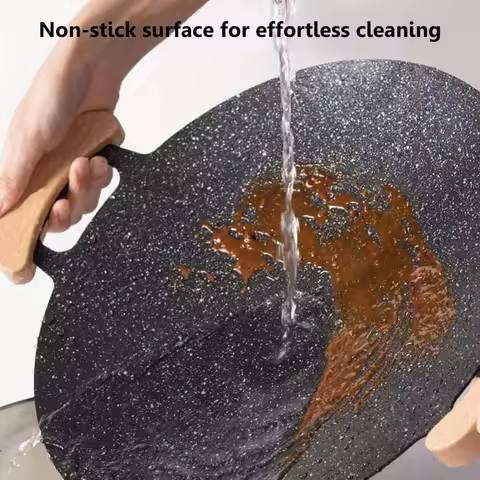 1Pcs 30CM Outdoor BBQ Grill Pan Non Stick Stovetop Baking Tray Korean Roastig Grill Plate Camping Eq