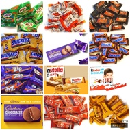 Kinder Bueno/Snickers/Mars/Kitkat/Beryls Tiramisu/Cadbury Choclairs Gold/ price per pieces