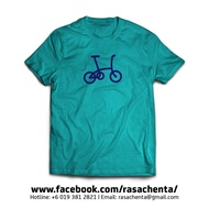 Folding Bike | Foldies Bicycle | Basikal Lipat | Short Sleeve cotton Tshirt | Fasion Tee