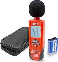 Pyle Digital Handheld Sound Level Meter - Meter Automatic with A and C Frequency Weighting for Music