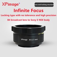 XPimage B4-E locking adapter B4 to C broadcasting lens 2/3 lens to SONY E FE NEX port suitable for F