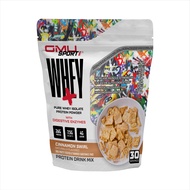 Whey Protein Isolate Powder - Cinnamon Swirl. with Collagen Peptides, BCAAs, and Digestive Enzymes f