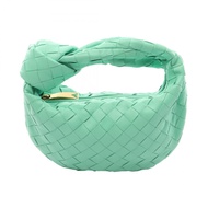 【二手】Bottega Veneta BOTTEGA VENETA Jodie 手提包 651876 淺綠皮革 Intrecciato Mini Jodie 女士二手 A