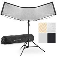 4in 1 U-shaped curved reflector 65x120cm K&F CONCEPT | Free feet included | KF18.0017