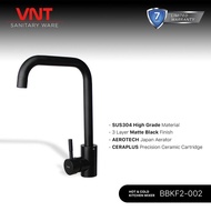 VNT KERAN DAPUR PANAS DINGIN STAINLESS HITAM KRAN CUCI PIRING HOT COLD