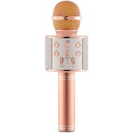 Microphone Ws-858 Wireless Microphone Karaoke Handheld USB Ktv Player Bluetooth Microphone Speaker Condenser Microphones