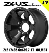 ล้อแม็กใหม่ - ZEUS Z12  - งาน LENSO - ขอบ17 x 6 รู 139 - หน้ากว้าง  8.5 x 8.5  - OFF0/0  -  ส่งฟรี Kerry Express - รบกวนสอบถามทางแชทก่อนคลิกสั่งซื้อ