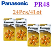 24Pcs Panasonic Mini Hearing Aids Battery A13 13A 13 P13 PR48 High Performance Batteries for Hearing