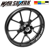 1Set/4Pcs Motorcycle CUSTOM Reflective INNER RIM DECALS WHEEL STICKERS STRIPES For YAMAHA FJR1300 FJ