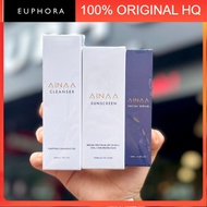 🔥HOT ITEM🔥💯% ORIGINAL AINAA BEAUTY Serum / Cleanser / Sunscreen / Scrub / EUPHORA / AINA