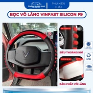 Vinfast Dcut Car Steering Wheel Cover Made of High Quality F9 Sports Silicone Suitable for 4-7 Seat 