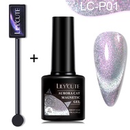2PCS/SET Cat Magnetic Gel With Magnetic Stick Aurora Sparking Spar Semi Permanent Nail Gel Polish